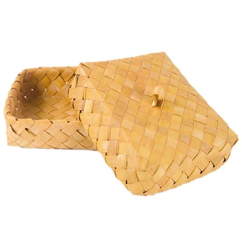 

Wicker Bread Baskets for Serving, Round Rattan Fruit Basket, Tabletop Woven Food Serving Basket for Kitchen
