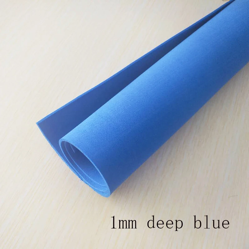deep blue 10pcs1mm толстый EVA foam paper DIY ручной работы губка Скрапбукинг искусственный цветок фон резка детский плакат украшения бумаги - Цвет: deep blue