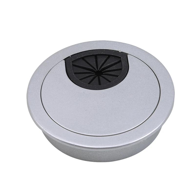 1pc Cable Hole Covers Round Computer Desk Grommet Cable Hole Covers Furniture Hardware Outlet Port Surface Line Sort Out Tools