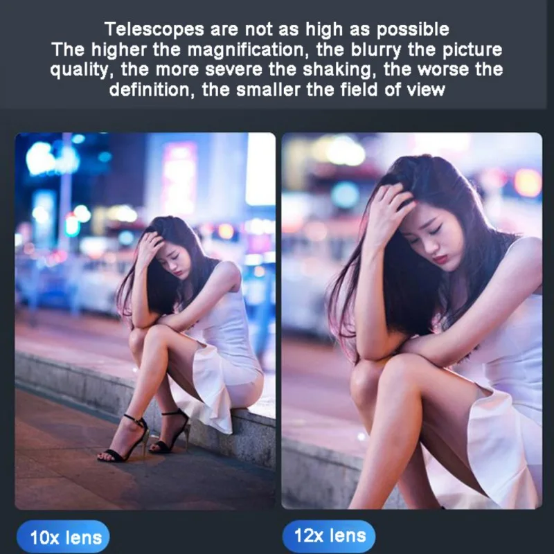 12x50 Монокуляр высокой мощности HD ночного видения Портативный Открытый телескоп для кемпинга туризма охоты