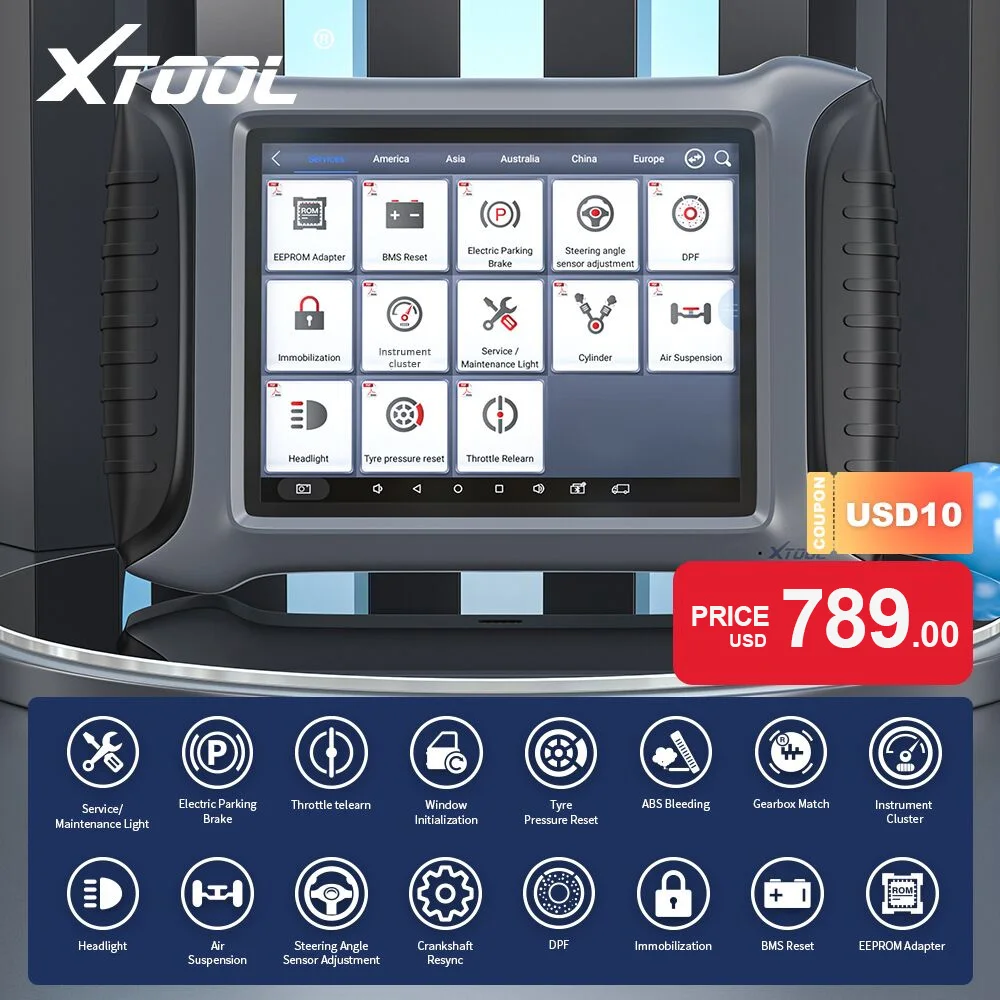 XTOOL A80 сиденье автомобиля искусственная кожа полный системы Профессиональный