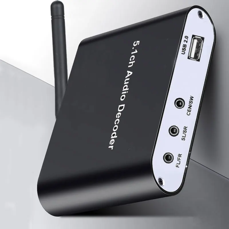 5.1CH Bluetooth аудио декодер оптический коаксиальный AUX USB диск воспроизведение