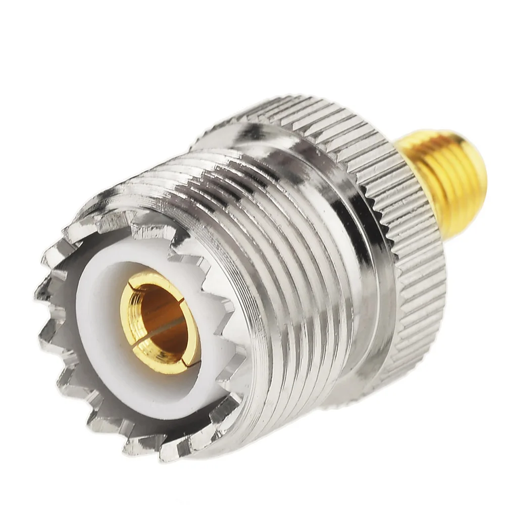 Адаптер для радиоантенны автомобиля 5 шт. разъем SMA Jack к UHF SO 239 Baofeng UV 5R Kenwood Quansheng TYT