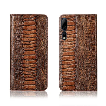 

Genuine real leahther ostrich foot pattern phone bag for ZTE AXON 10 Pro/ZTE AXON 7 A2017 flip case card slot holder flip capa