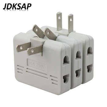 

3PCS Plug Mini Outlet Power Converter Rotate Charger Wall Socket Adapter Splitter Converter Socket One To Three Power Conversion
