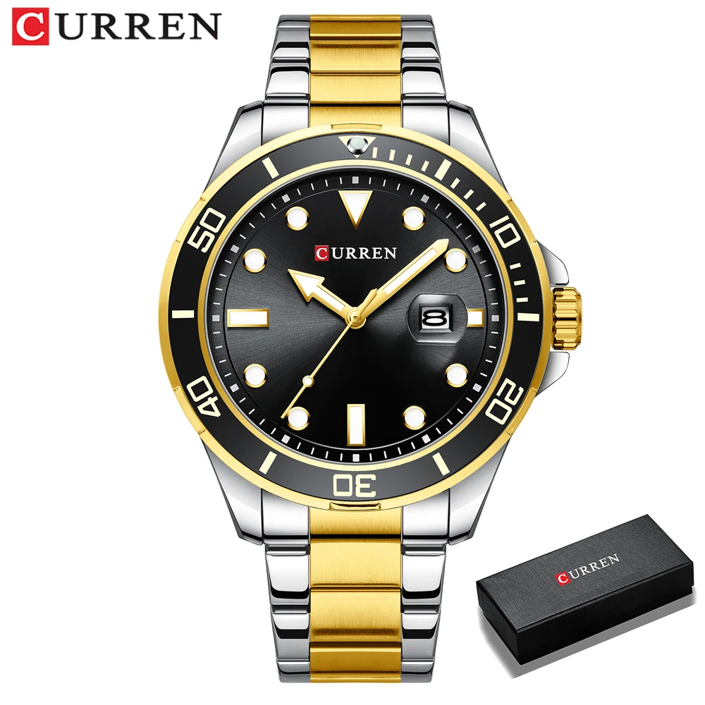 gold black box