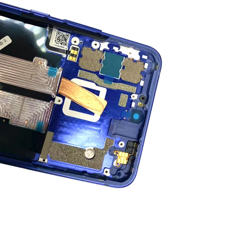 6,4" AMOLED для zte Axon 10 Pro 5G/4G ЖК-дисплей сенсорный экран дигитайзер Запасные части в сборе с рамкой
