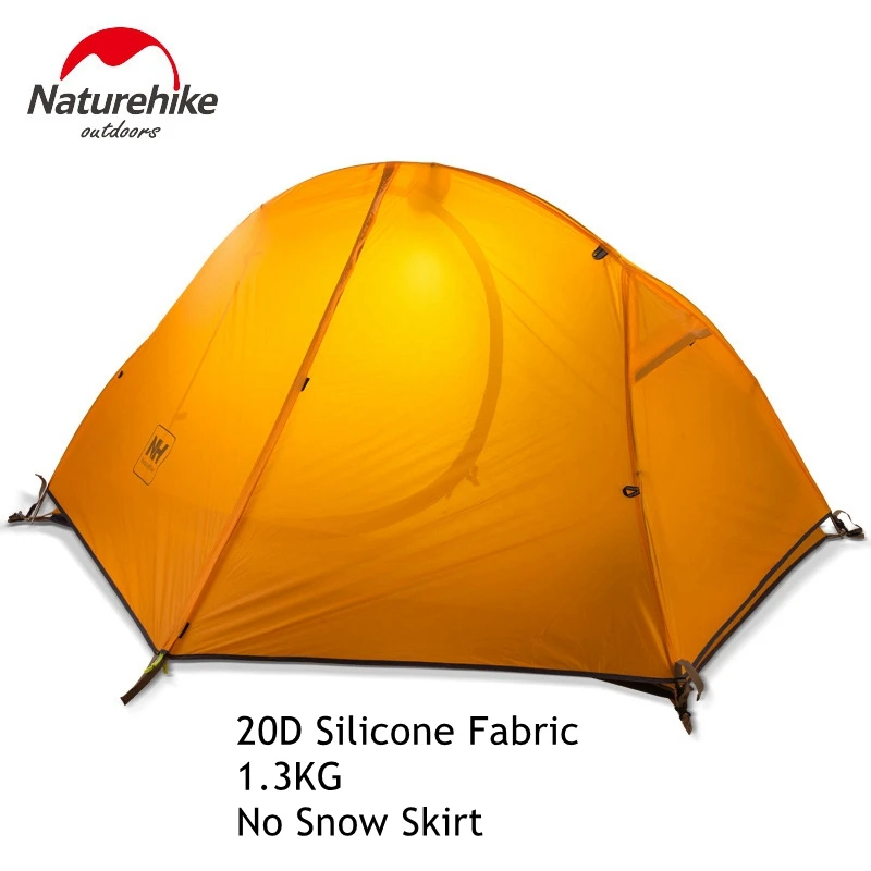 Naturehike велосипедный палаточный рюкзак Сверхлегкий 20D/210T для 1 человека NH18A095-D - Цвет: 20D Orange