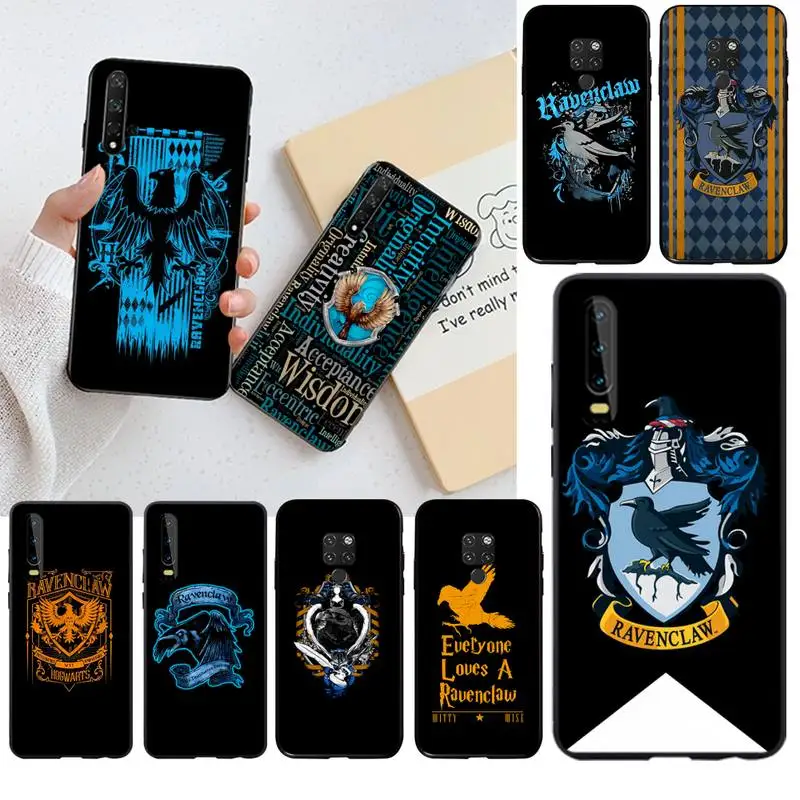 

HPCHCJHM Ravenclaw Phone Case for Huawei P40 P30 P20 lite Pro Mate 20 Pro P Smart 2019 prime