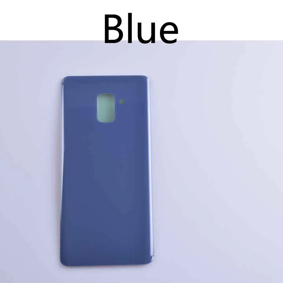 Blue 10 шт./партия для Samsung Galaxy A8+ Plus A730 SM-A730F A730DS A730F Корпус задняя крышка батарейного отсека задняя дверь Корпус Корпуса - Цвет: Blue