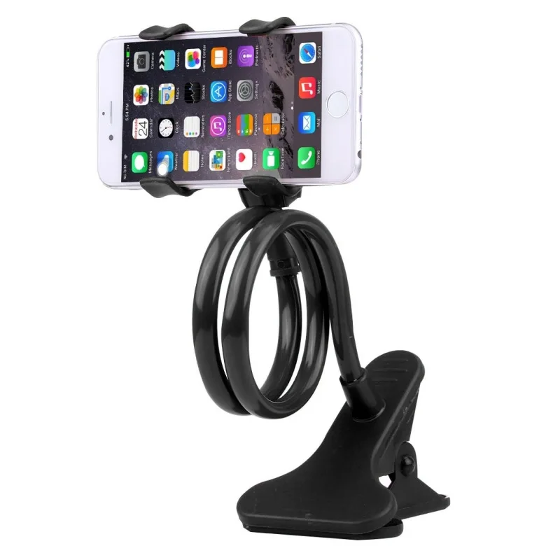 

New Universal Flexible Holder Arm Lazy Mobile Phone Gooseneck Stand Holder Stents Flexible Bed Desk Table Clip Bracket for Phone