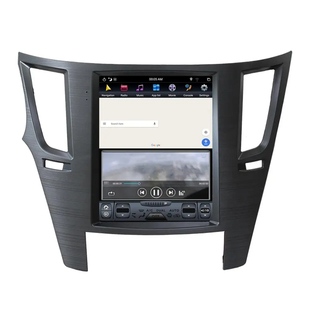 Android 9,0 Tesla вертикальный экран Автомобильный плеер gps навигация для Subaru Legacy Outback 2009- аудио dvd-плеер 1920*1080