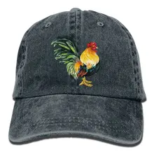 TSDFCLifelike петух джинсовая бейсболка s Hat Регулируемая хлопковая спортивная крышка ремня для мужчин и женщин