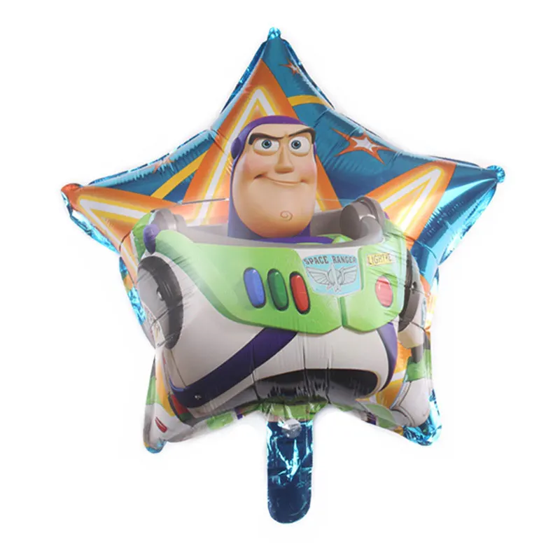 18inch-balloonF-1pcs Игрушка "Дисней" История тематические тарелки чашки, ребенок, душ скатерть салфетки флаги украшения мальчиков сувениры посуда набор для дня рождения баннер - Цвет: 18inch-balloonF-1pcs