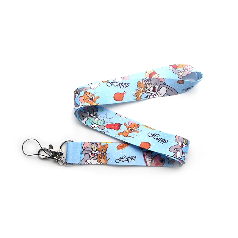 CA178 Wholesale 20pcs/lot Cat and Mouse Lanyard Neck Strap for Key ID Card Cellphone Straps Badge Holder DIY Hanging Rope CA178 Wholesale 20pcs/lot Cat and Mouse Lanyard Neck Strap for Key ID Card Cellphone Straps Badge Holder DIY Hanging Rope