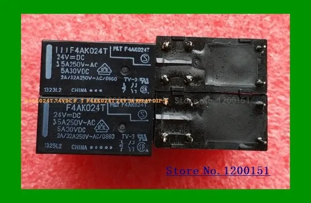 F4ak024t 24vdc F4ak024t 24v 5a Relay Dip-6 - Integrated Circuits ...