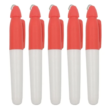 

5pcs Marker Pen Putting Sign Sports Golf Ball Liner Practical Training Aids Practice Drawing Tool Plain Alignment Portable
