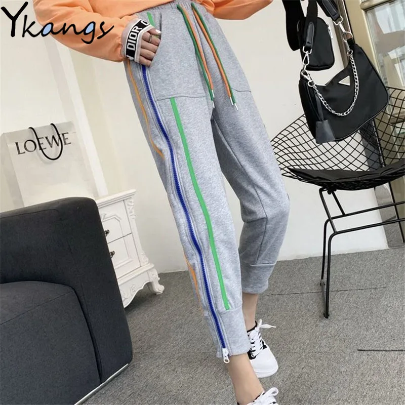 Joggers Women Elastic High Waist Harem 