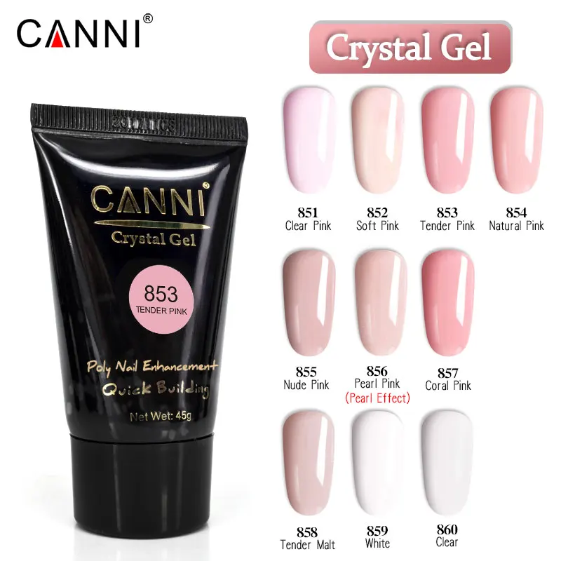 Canni 45g New Uv Sculpture Gel Soft Pink Extension Nail Art Cover