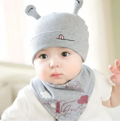BeanieBaby/Детские шапки для младенцев; хлопковые шапки для маленьких девочек; шапки для новорожденных; сезон осень-зима; детские шапки
