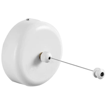 

Retractable Clothesline with Adjustable Stainless Steel Double Rope String Hotel Style Heavy Duty for Bathroom, Wall Mounted Lau