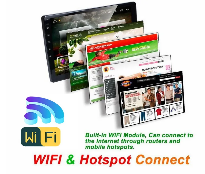 Автомобильный мультимедийный плеер MP5 с GPS навигацией Android 8 1 2 Din универсальный