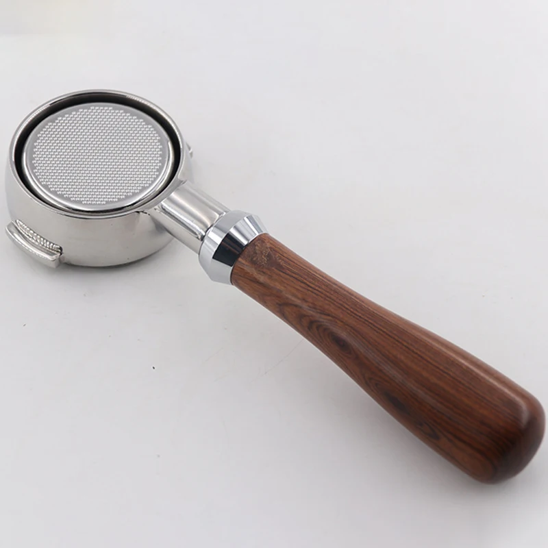 58Mm Stainless Steel Coffee Machine E61 No Base Filter Bracket Coffee Bottomless Handle Coffee Spoo