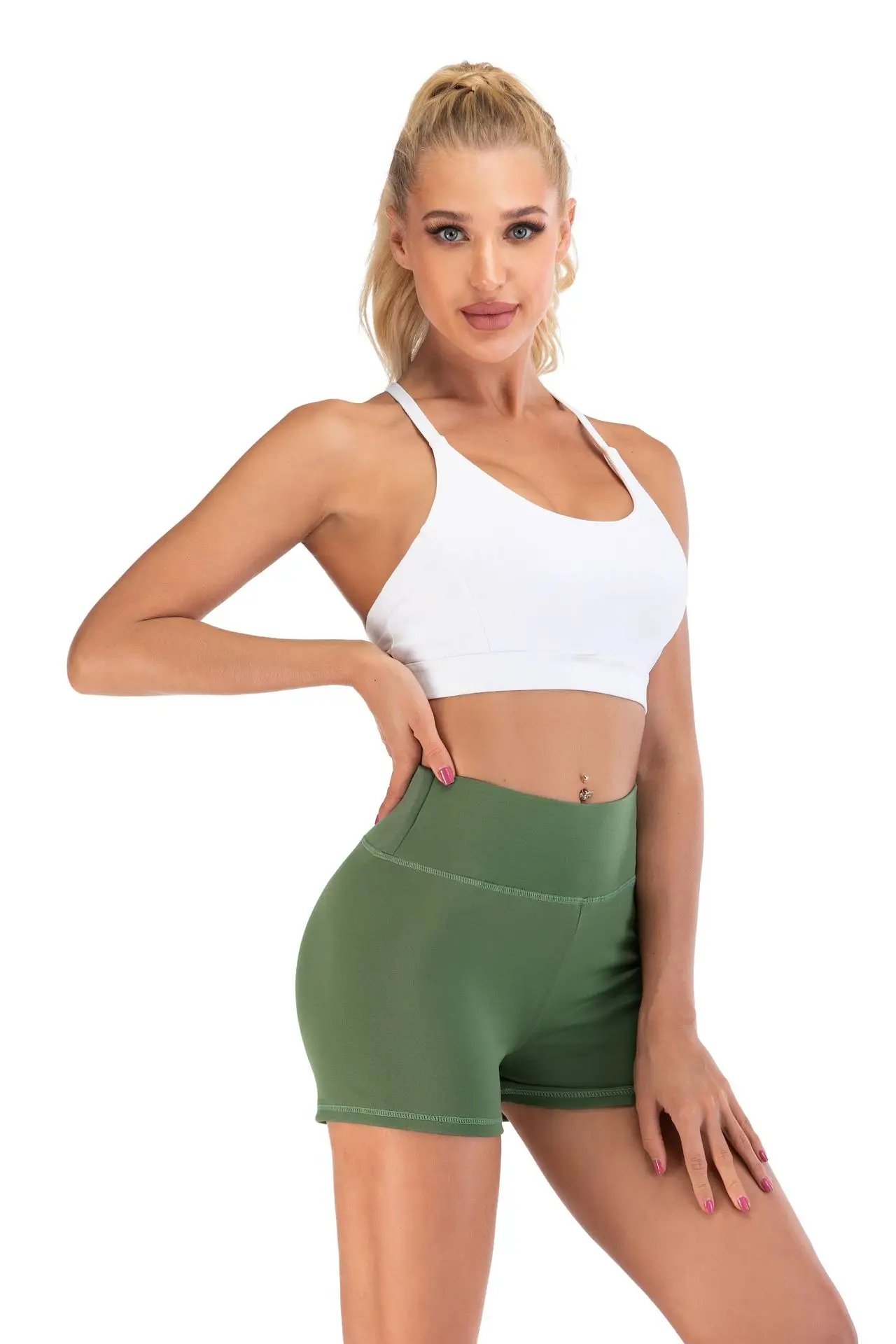 - Gym High Waisted Shorts Wholesale - Custom Fitness Apparel Manufacturer