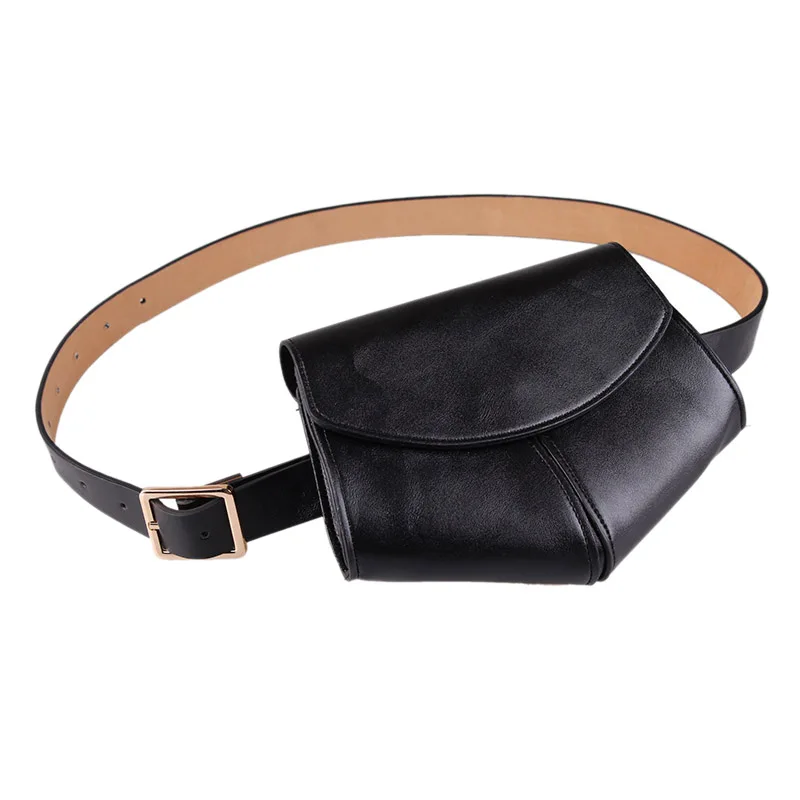 

ABZC-Women Ladies Fashion Waist Belt Bag Mini Waist Bag Small Shoulder Bags