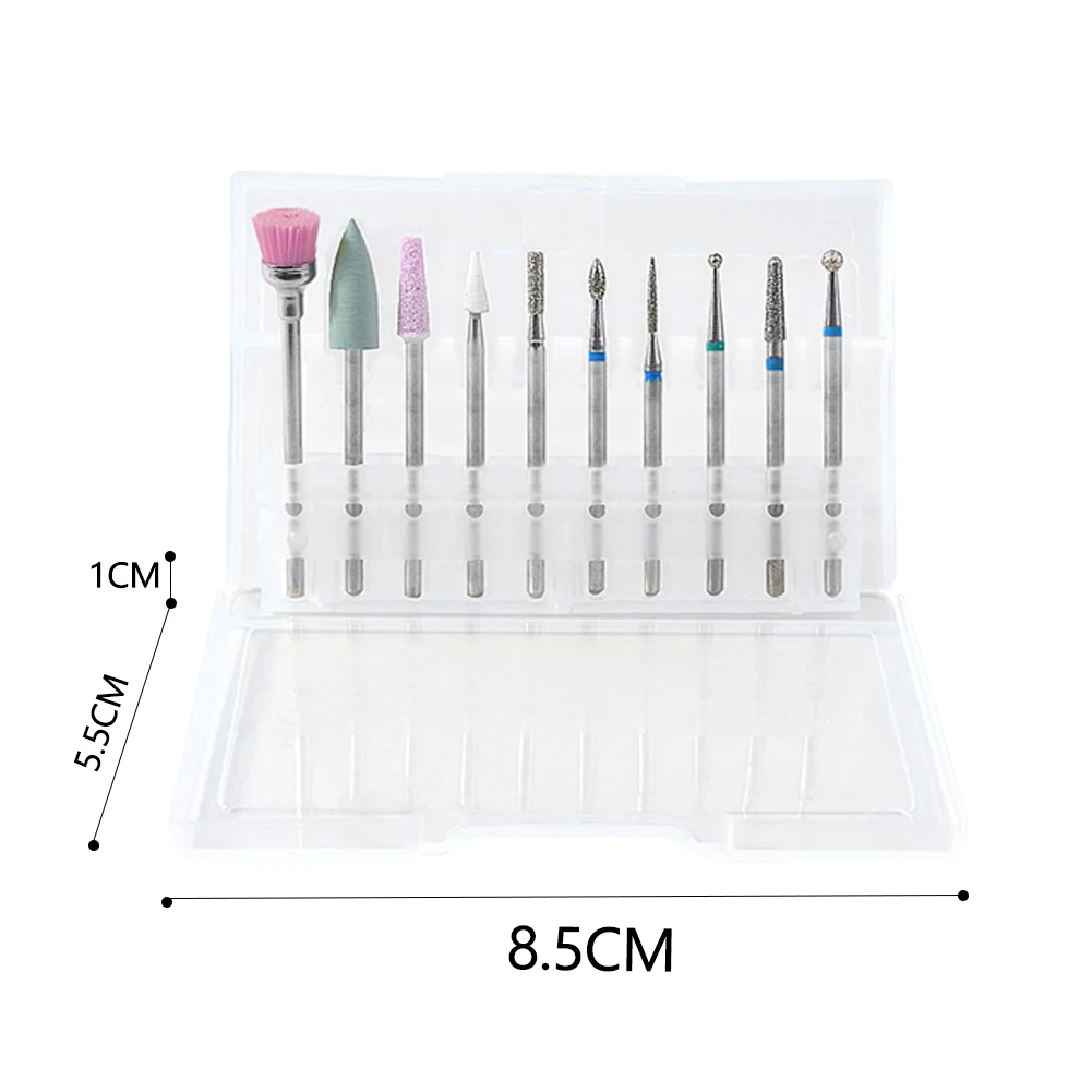 Care Nail Bits Set Milling Useful Remove Burr Tools Drill Rotary Polishing File Accessories Buffing Manicure Cuticle Cleaner