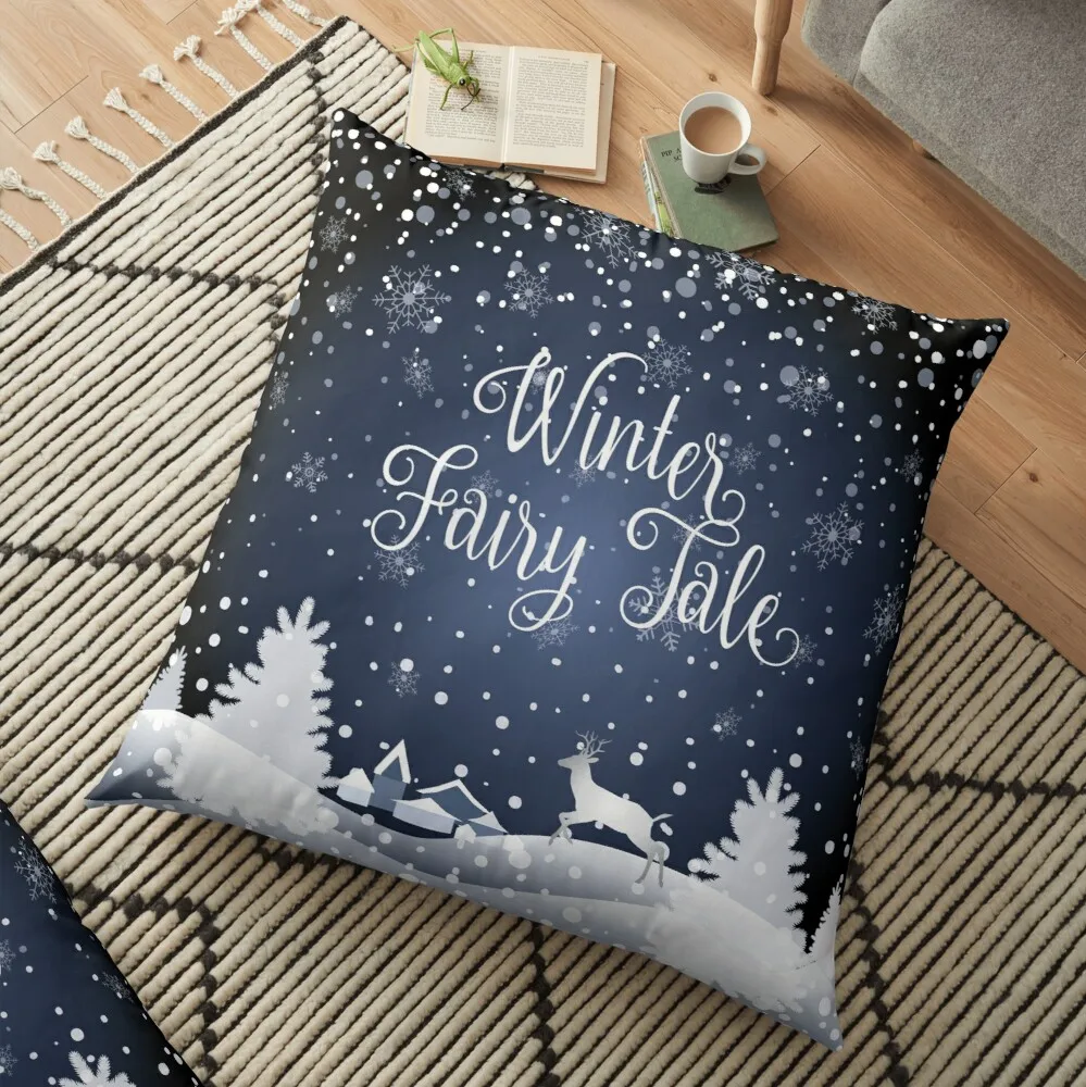 Christmas Fairy Tale Winter Fantasy Snowy Forest Landscape Wallpaper Gifts collection