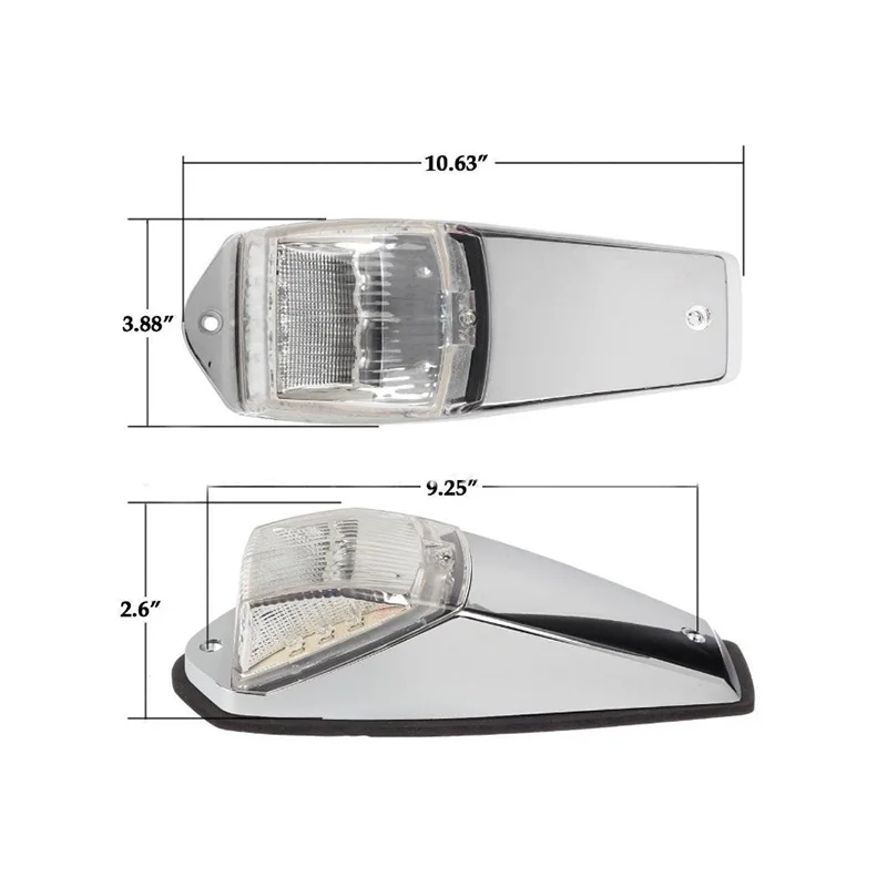 Ʈ�� ������ ��Ŀ ����Ʈ, 17 LED �ڹ� ž ���� ���� ����Ʈ, Ʈ���Ϸ� ����Ʈ, Peterbilt Kenworth Freightliner Mack, 12V, 24V, 5 ��