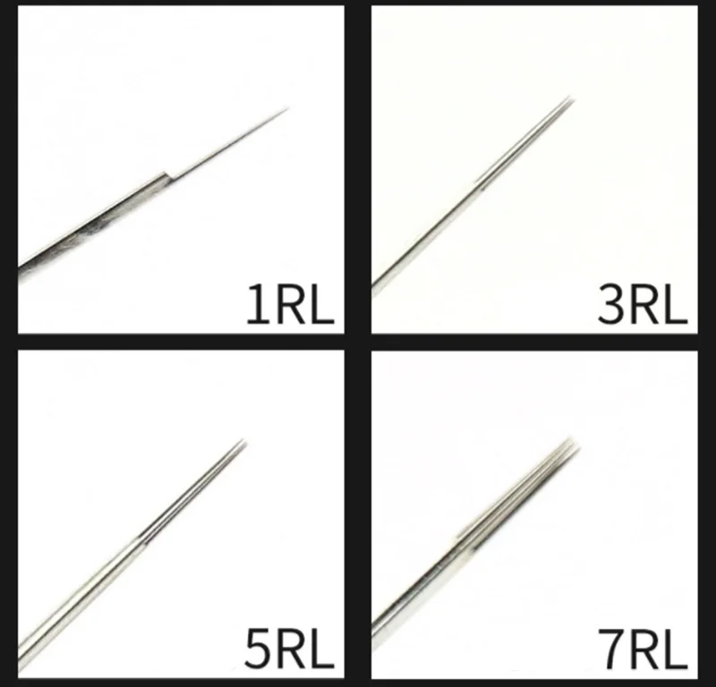 5 шт Одноразовые стерилизованные иглы для татуировки 1/3/5/7rl микроблейдинг макияж перманентные инструменты для макияжа Иглы для татуировки