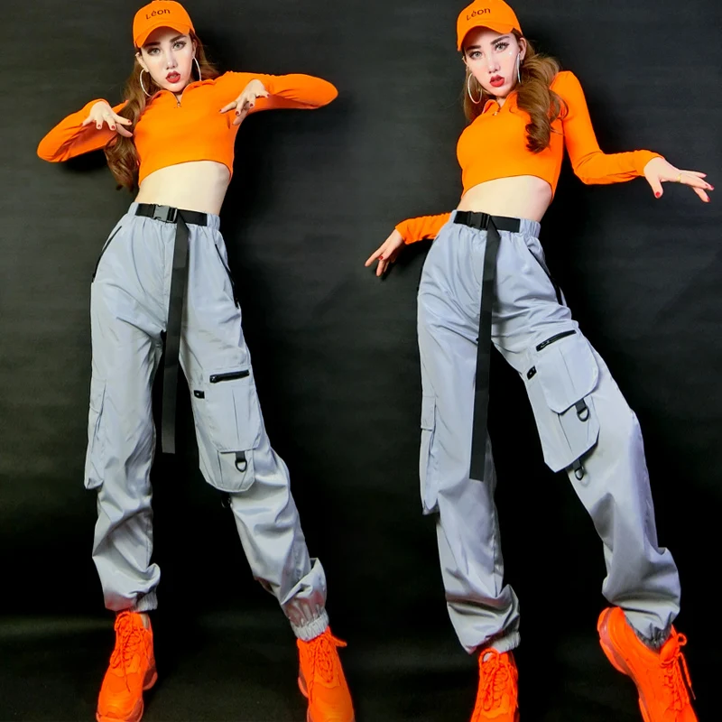 Сценические костюмы для певцов Одежда взрослых в стиле хип хоп одежда джаза