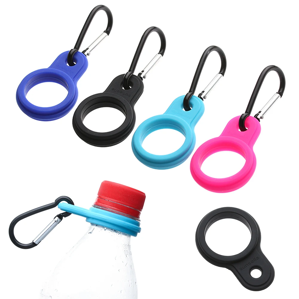 Heißer Sport Tasche Wasserkocher Schnalle Outdoor Karabiner Wasser Flasche Halter Camping Wandern Hohe Qualität Aluminium Gummi Haken Zubehör – Detail 6