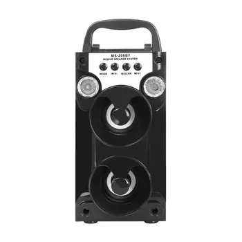 

Speaker Super Bass Bluetooth Portable Outdoor Wireless USB TF AUX FM Radio High Power Long Standby 2 (2.0) Bookshelf Play Video