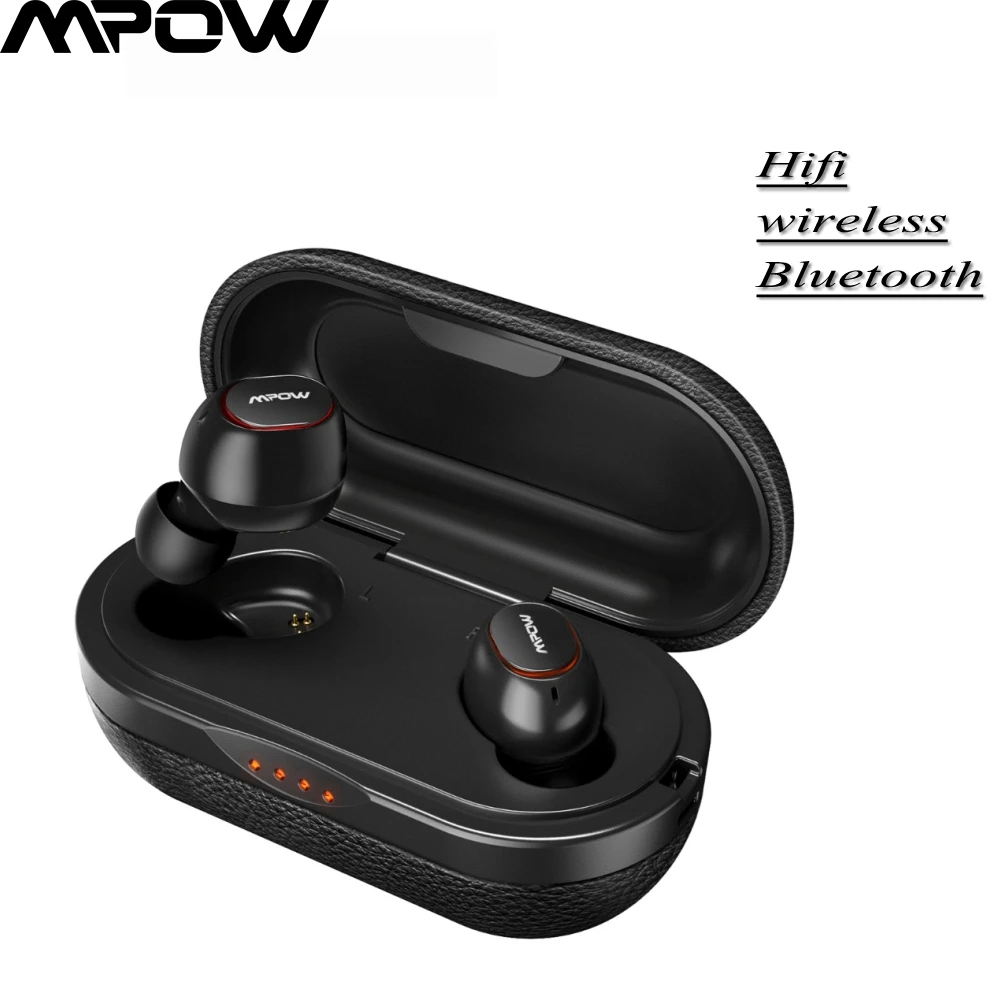 Оригинальные беспроводные наушники Mpow T5/M5 IPX7 TWS APTX 5 0 с функцией воспроизведения 36