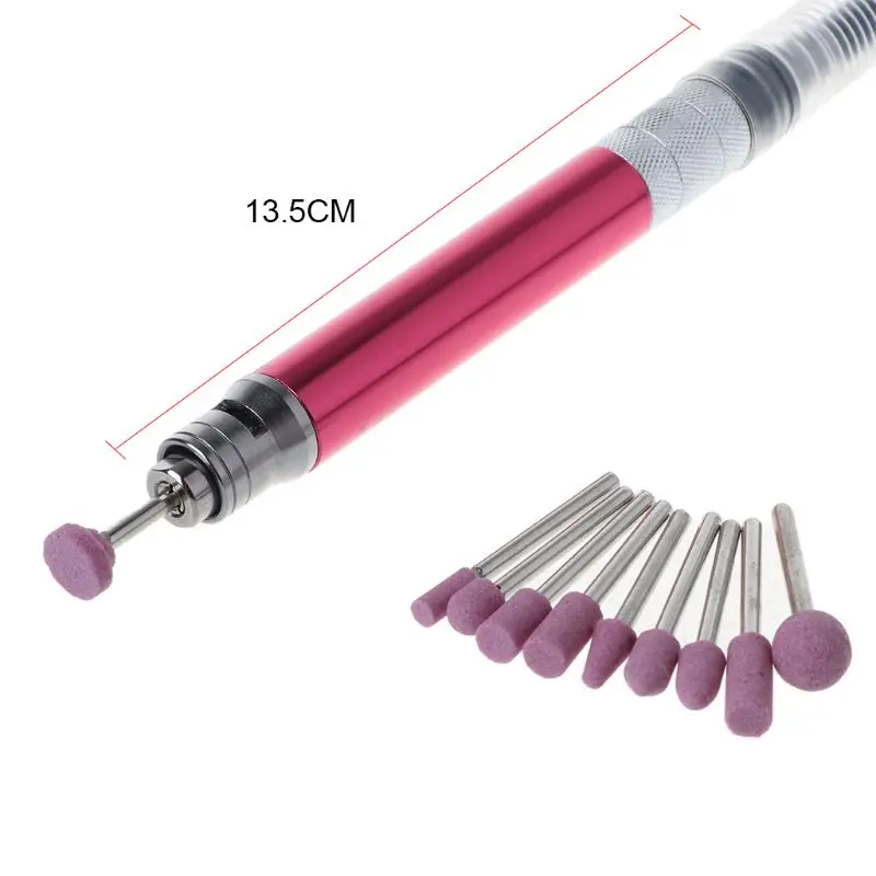 1 Set AT-010K Micro Air Grinder Pneumatic Wind Mill Pen Grinding Engraving Polishing Carving Machine Cutting Milling Multifunct