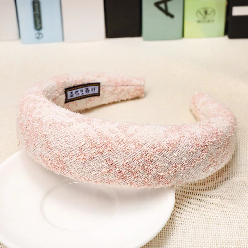 

Ins Fashion Women Print Sponge Wide Soft Headbands Korea Style Stretch Hairbands Active Girls Headwear Hair Accessories