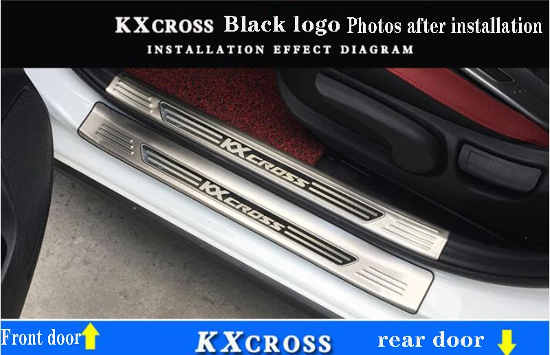 Добро пожаловать педаль подходит для Kia KXcross переоборудование, для KXcross нержавеющая сталь Добро пожаловать педали специальные декоративные аксессуары