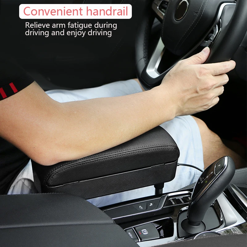 Car armrest box Car Armrest Box Elbow Support Adjustable Car Seat Gap Organizer Arm Rest Box for Cars Auto Accessories Armrest Cushion Universal