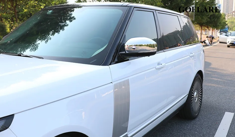 Хромированное углеродное волокно для Range Rover L405 Range Rover Sport L494 Обнаружение 4 двери боковое зеркало заднего вида крышка отделка автомобильные аксессуары