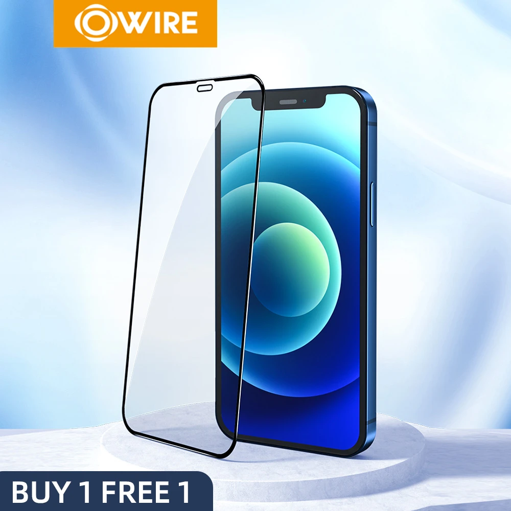 OWIRE защита экрана телефона для iPhone 12 Mini Pro 2.5D прозрачное Закаленное стекло