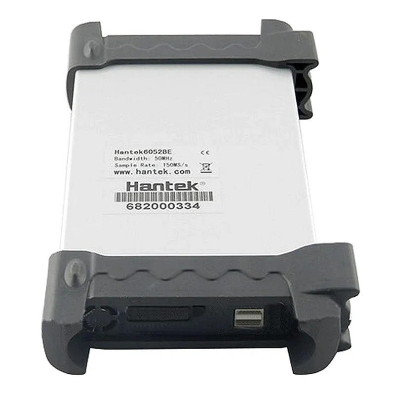 Hantek 6052BE USB осциллограф 2 цифровых канала 50 МГц полоса пропускания 150MSa/s Портативный ПК на основе анализатора логики тестер прочный