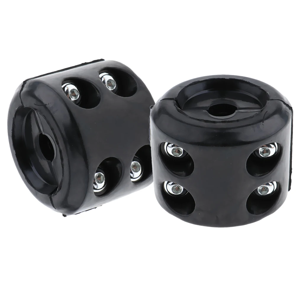 2 Piece ATV UTV Winch Rubber Line Cable Lift Stopper Rubber Cushion + Screws