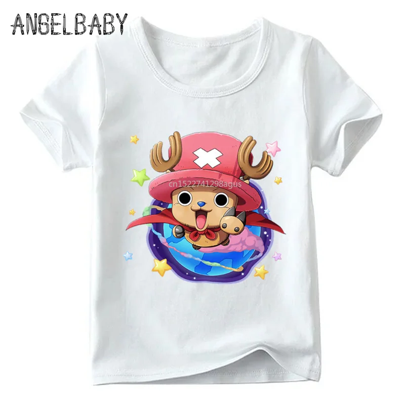 Детская смешная Футболка с принтом Тони чоппера из аниме One Piece летние белые топы