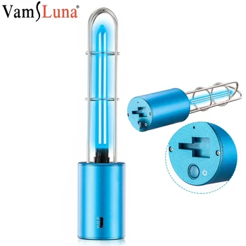 

Portable UV Ozone Disinfection Lamp Quartz Germicidal Sterilization Light Sterilizer Kill Germs Ultraviolet UV Wand Rechargeable