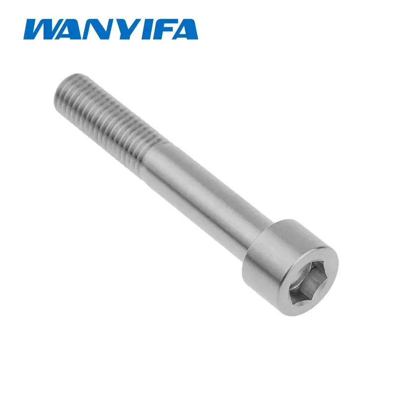 1 шт. титан/Ti M7X40mm M7X43mm DIN912 Gr5 Торцевая головка болты подседельного штыря велосипедные винты Аксессуары для велосипеда