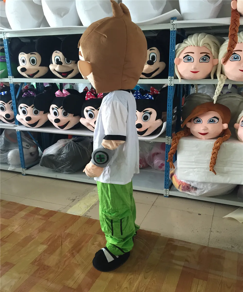 Ben10 маскарадный костюм Золушки мальчик бен забавные талисманы Косплей тема маскарадный карнавальный костюм День рождения Хэллоуин подарок для комплектов