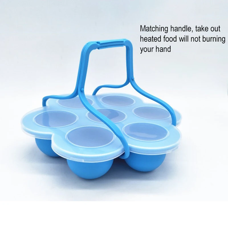 

Multifunctional Silicone Egg Steamer Rack Insulation Pad Egg Steaming Tray Stand Pressure Cooker Sling For Instant Pot
